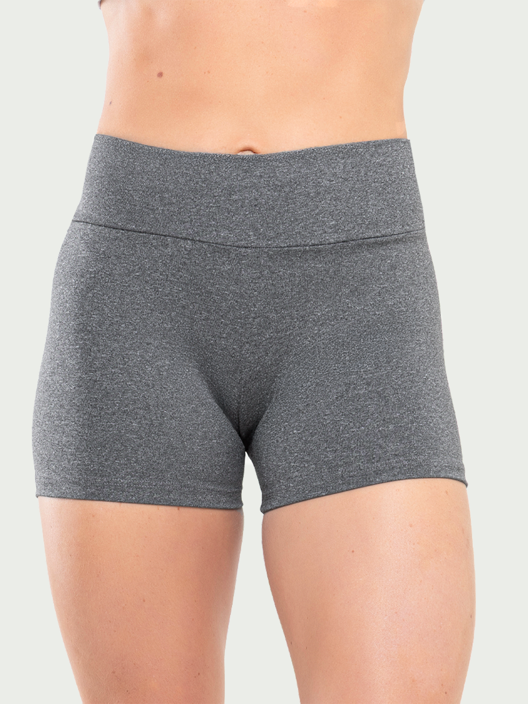 Short Curto Cintura alta Fitness Feminino Academia Mescla