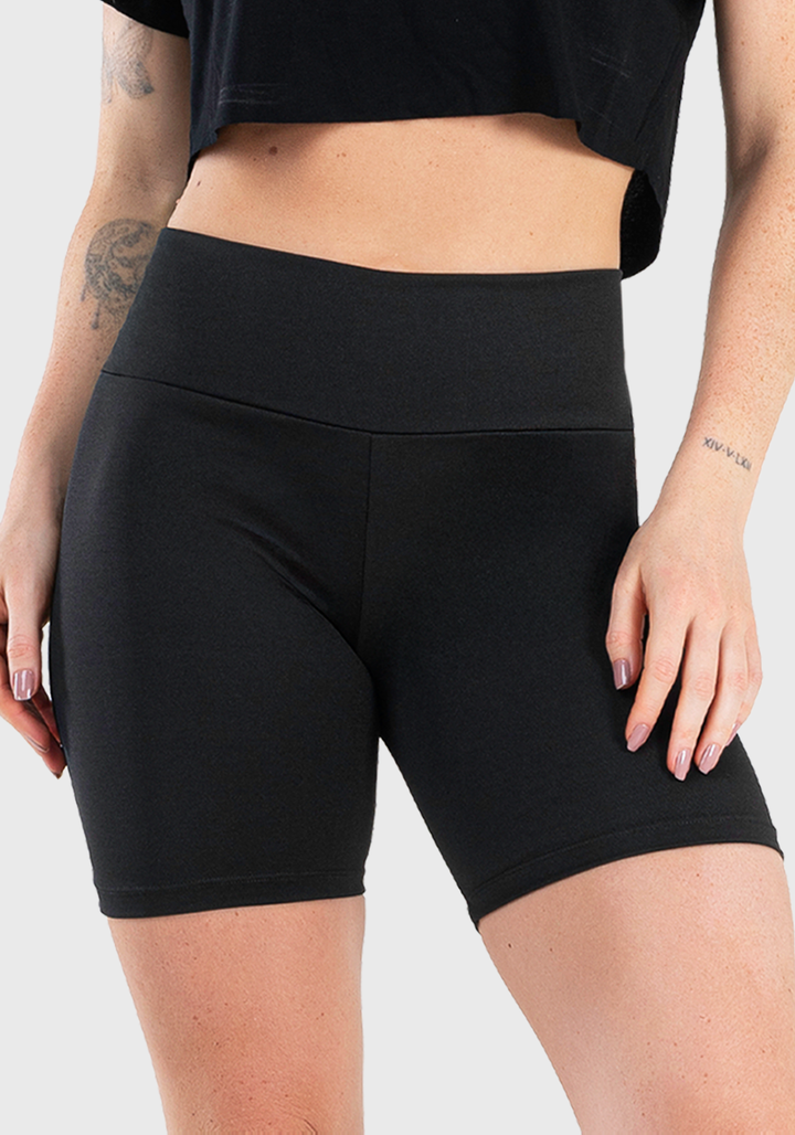 Short Fitness Feminino Básico Preto