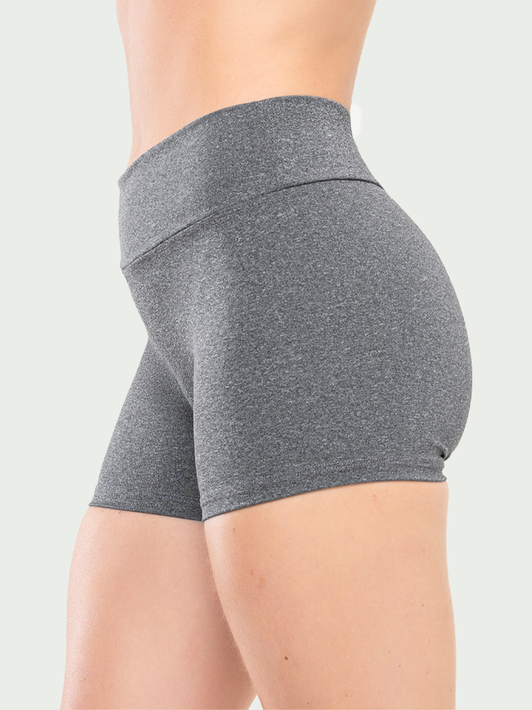 Short Curto Cintura alta Fitness Feminino Academia Mescla