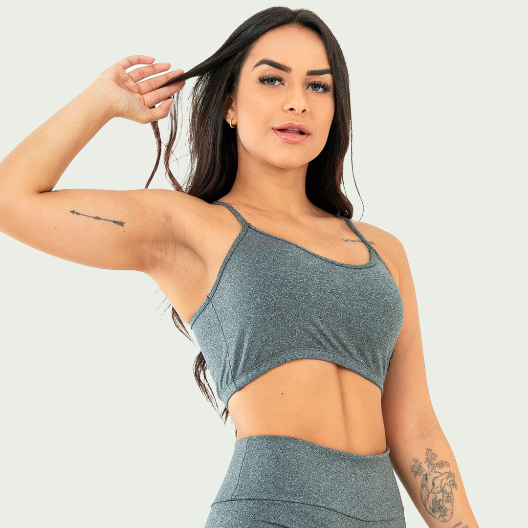 Top Nadador Básico Sem Bojo Mescla