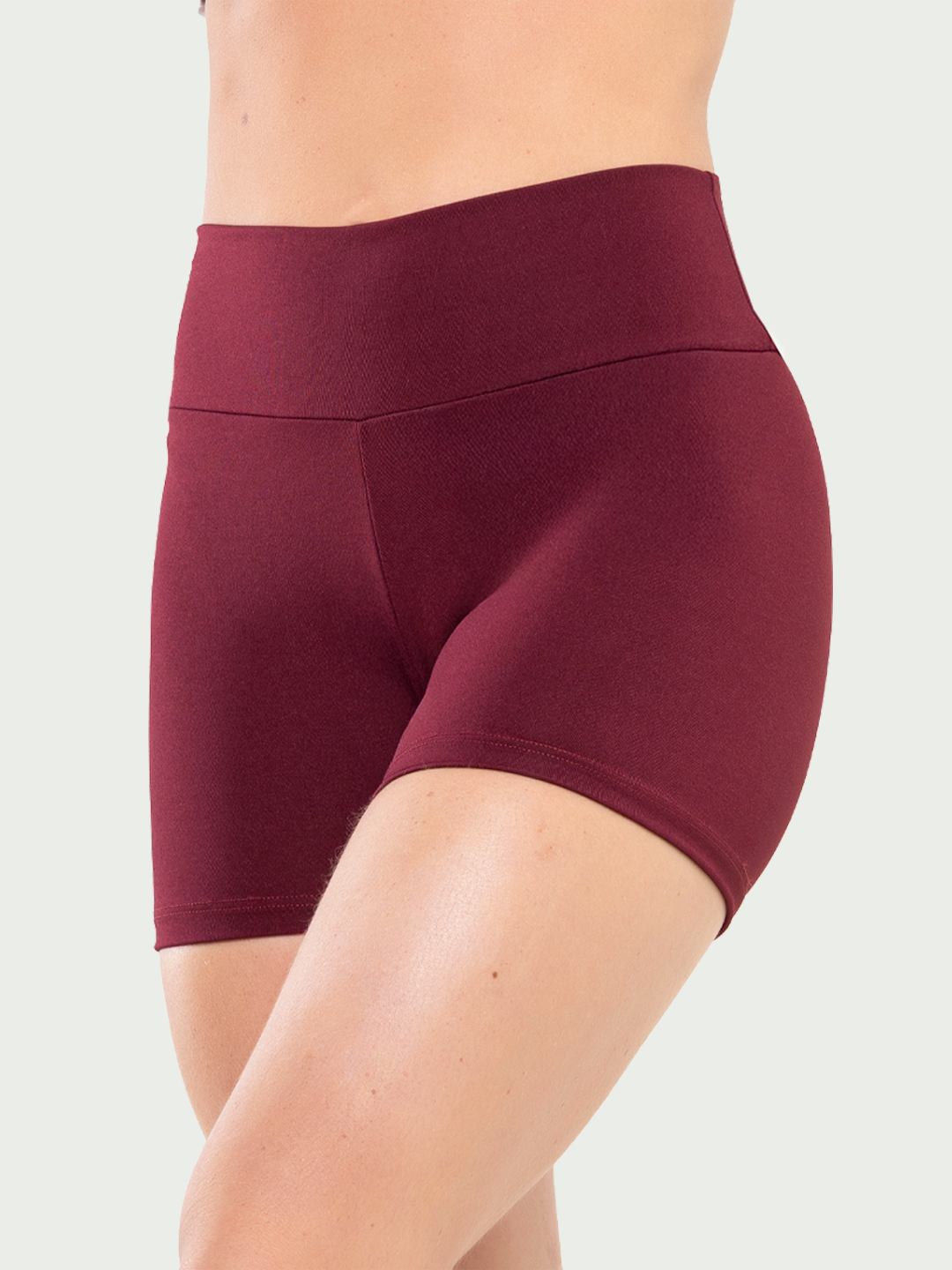 Short Curto Cintura alta Fitness Feminino Academia Rubro
