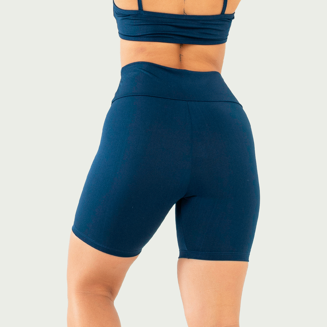 Short Fitness Feminino Básico Marinho