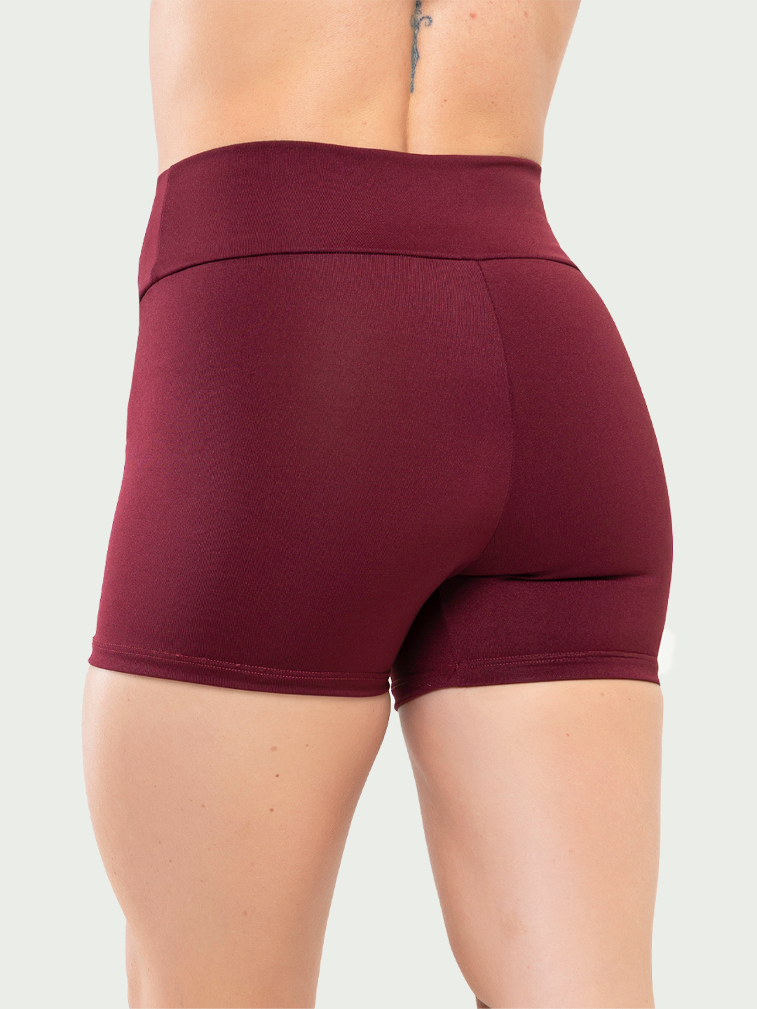 Short Curto Cintura alta Fitness Feminino Academia Rubro