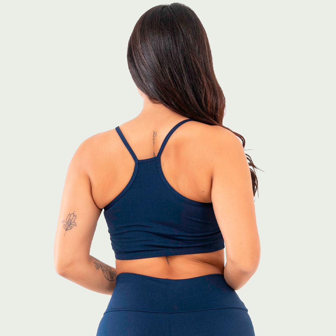 Top Nadador Básico Sem Bojo Marinho