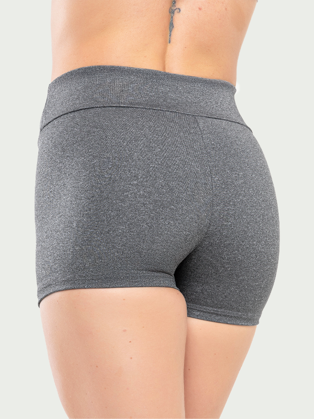 Short Curto Cintura alta Fitness Feminino Academia Mescla