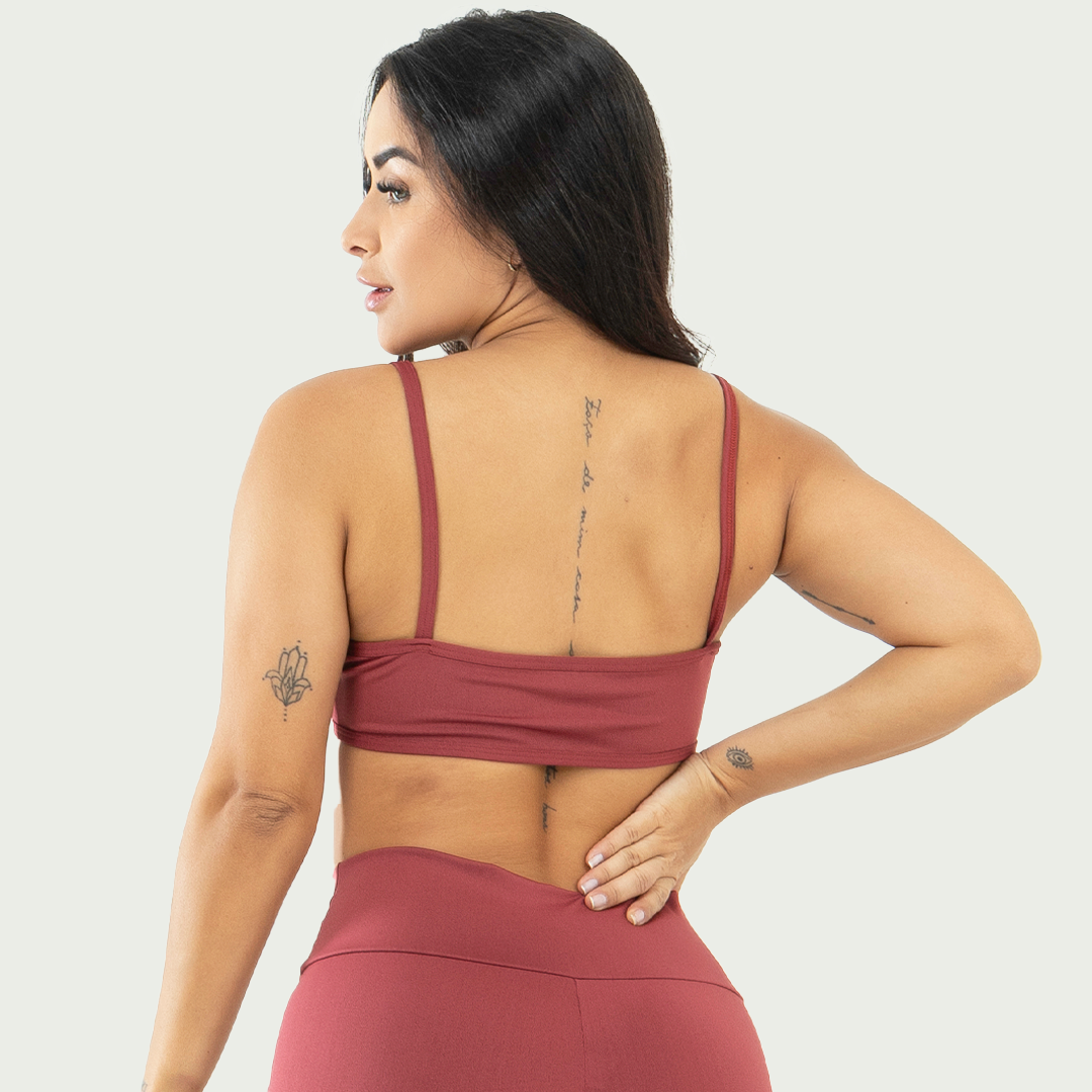 Top Alcinha Básico Sem Bojo Rubro