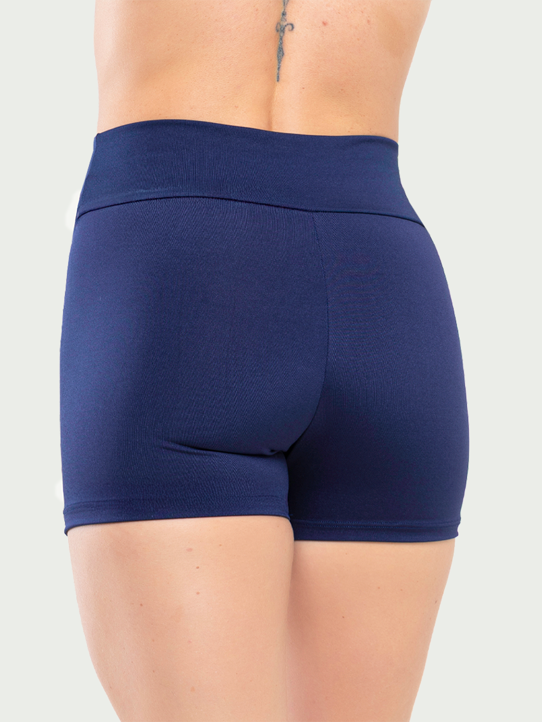Short Curto Cintura alta Fitness Feminino Academia Marinho