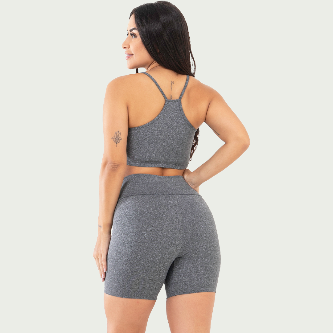 Conjunto Short e Top Nadador Básico Mescla