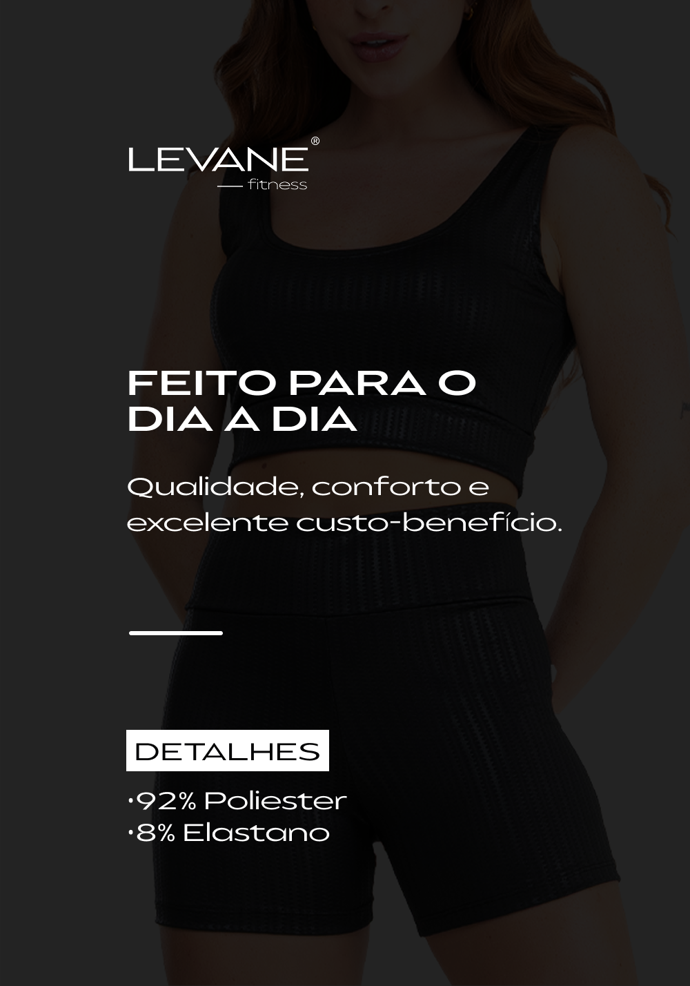 Conjunto Blackout Feminino Short e Top Preto