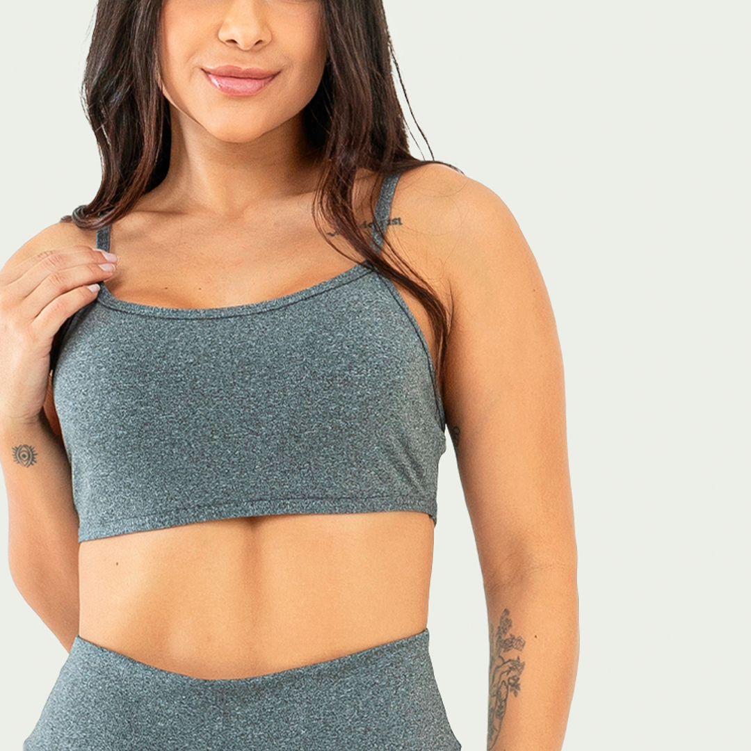 Top Nadador Básico Sem Bojo Mescla