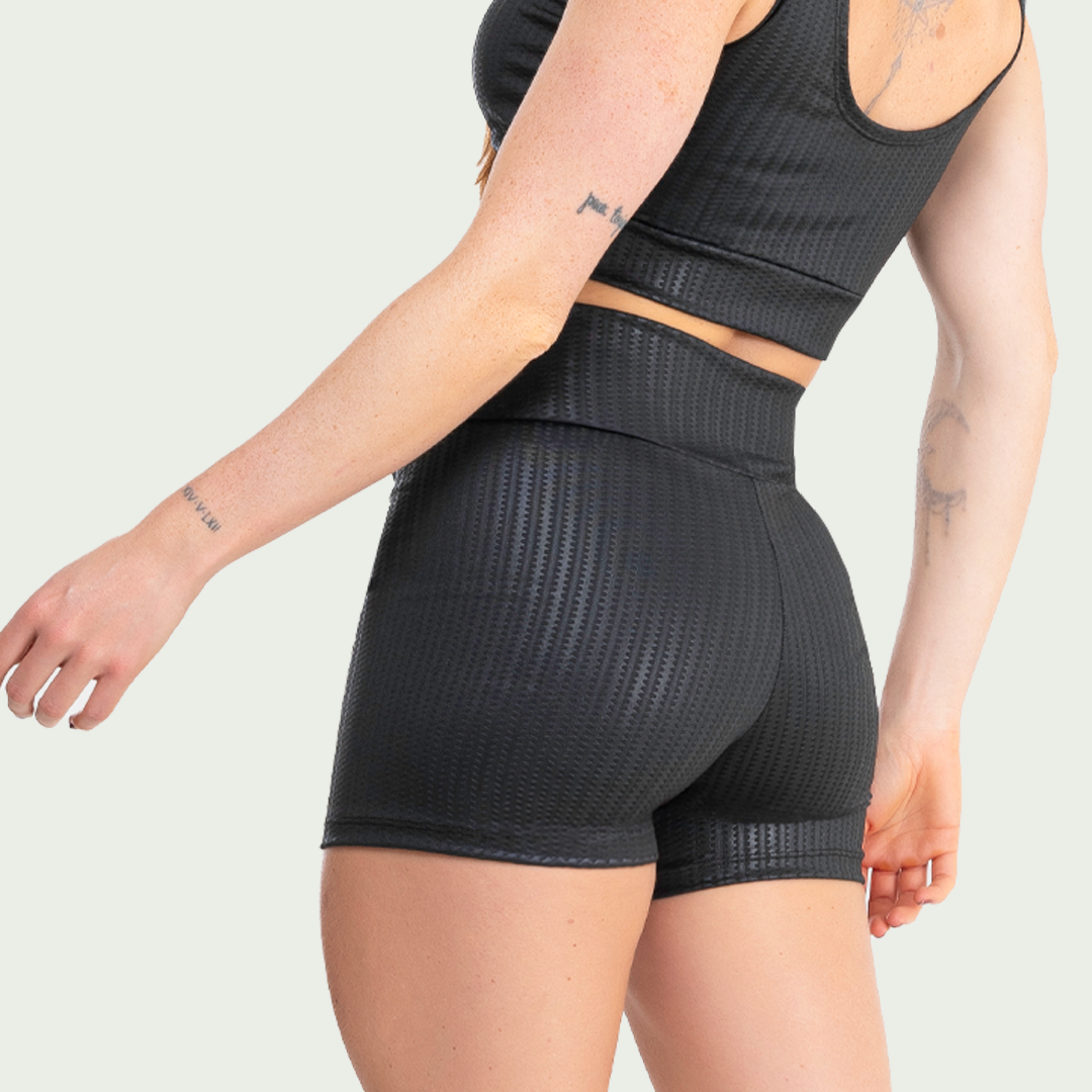 Conjunto Blackout Feminino Short e Top Preto