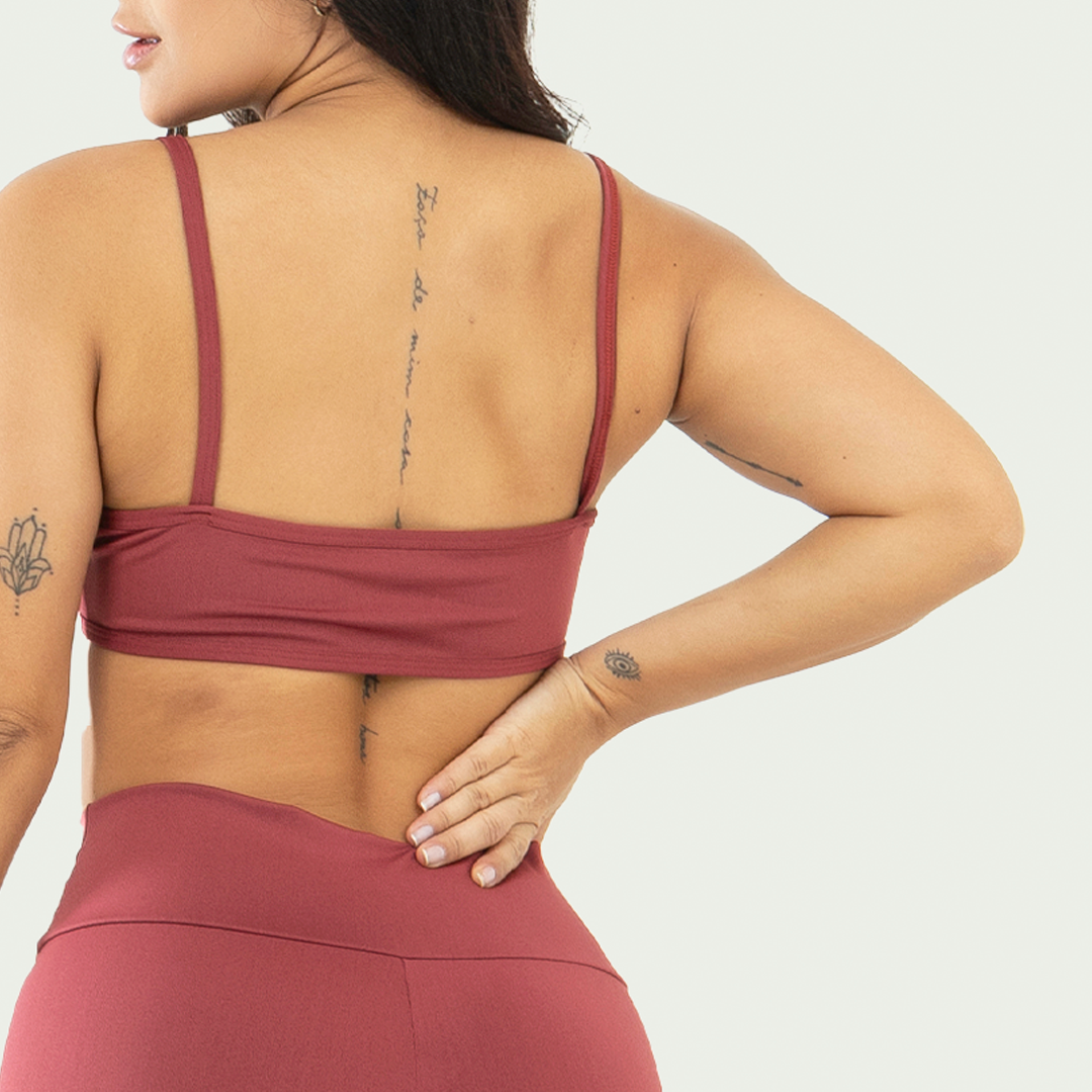 Top Alcinha Básico Sem Bojo Rubro