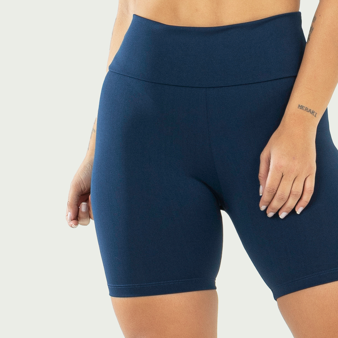 Short Fitness Feminino Básico Marinho