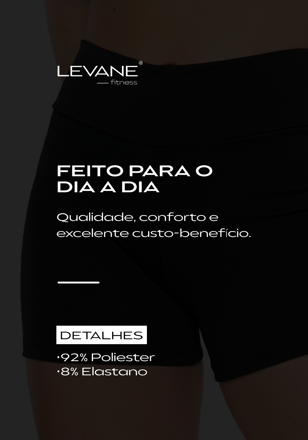 Short Curto Cintura alta Fitness Feminino Academia Preto