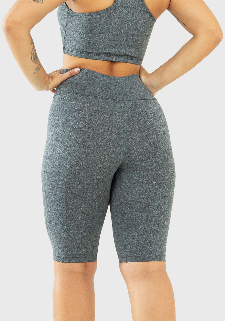 Bermuda Fitness Feminina Básica Mescla